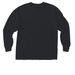 Long Sleeve Shirt, a Black Comfort Colors Long Sleeve Pocket Tee (back-view)