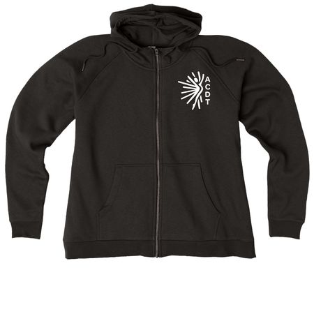 Arvada Center Dance Merch, a Deep Black Allmade Women?s Organic CVC Zip-Up Hoodie