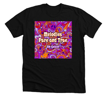Melodies Pure and True, a Solid Black Blend Premium Unisex Tee