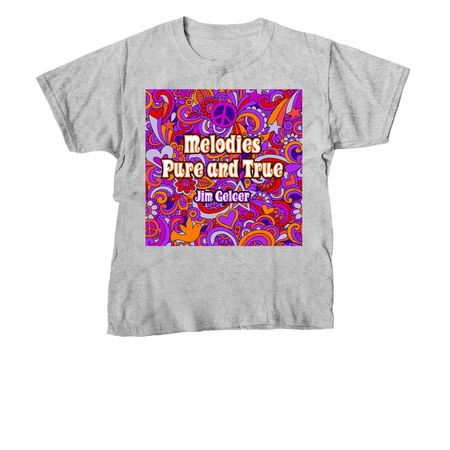 Melodies Pure and True, a Sport Grey Youth Unisex Tee