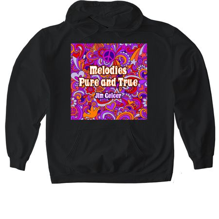 Melodies Pure and True, a Black Gildan Softstyle Pullover Hoodie