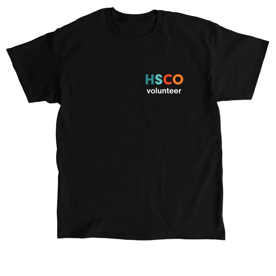 HSCO Volunteer- Making a Pawsitive Difference, a Black Classic Unisex Tee