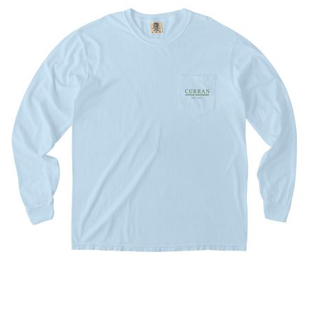 Comfort Colors Pocket Tee, a Chambray Comfort Colors Long Sleeve Pocket Tee