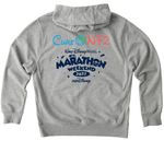 Walt Disney World Marathon Weekend ?27, a Dark Grey Heather Nike Club Fleece Pullover Hoodie (back-view)