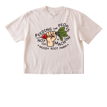 MRF Feeding the People, a Ivory Comfort Colors Boxy Tee