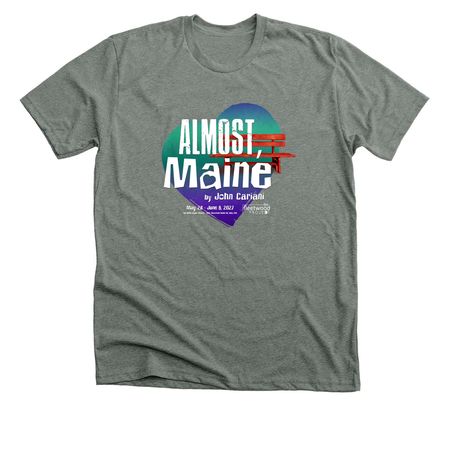 2027 Almost, Maine, a Deep Heather Premium Unisex Tee