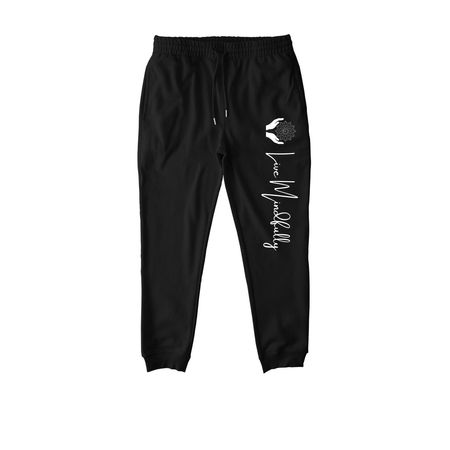 Live MindFULLY Pant, a Black Stanley/Stella Unisex Flyer Jogger