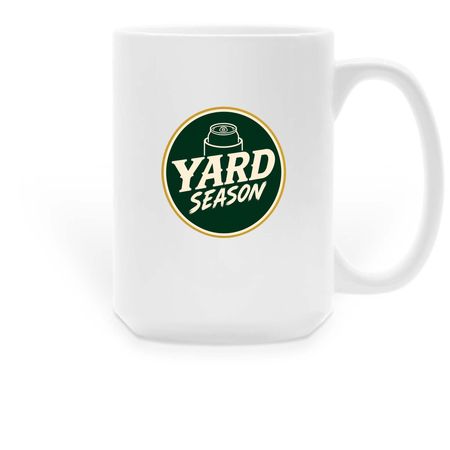 Yard Season Coffee Mug, a White Large Coffee Mug