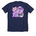 Josie 2026, a Solid Navy Blend Premium Unisex Tee (back-view)