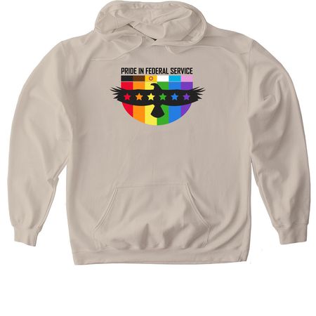 PFS - Black Logo, a Sand Gildan Softstyle Pullover Hoodie