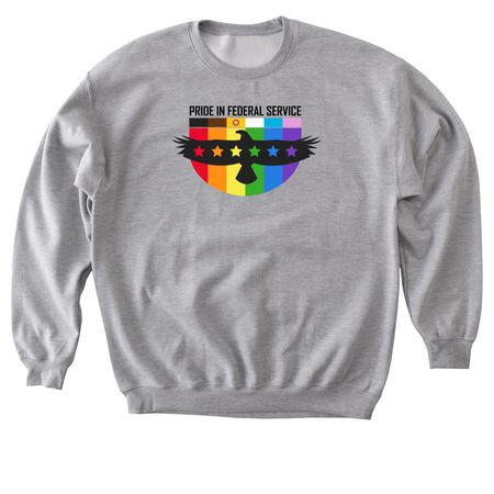PFS - Black Logo, a Sport Grey Softstyle Crewneck Sweatshirt