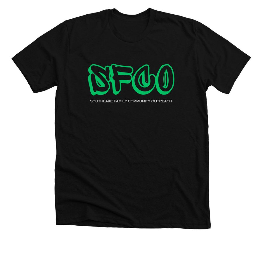 Graffiti SFCO&nbsp;, a Solid Black Blend Premium Unisex Tee