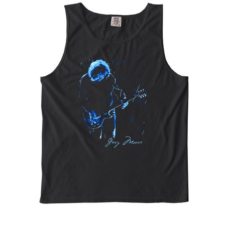 Gary Moore In Memoriam, a Black Comfort Colors Tank Top