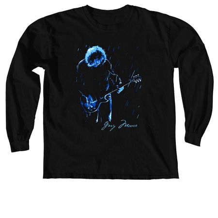 Gary Moore In Memoriam, a Black Comfort Colors Long Sleeve Tee