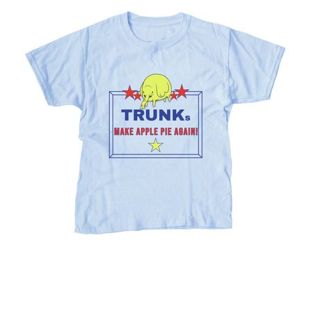 TRUNK S, a Light Blue Youth Unisex Tee