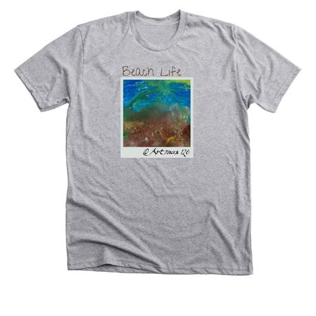 Beach life, a Athletic Heather Premium Unisex Tee