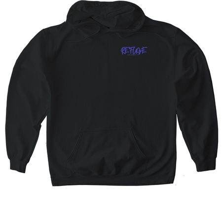 2025 Update, a Black Gildan Softstyle Pullover Hoodie
