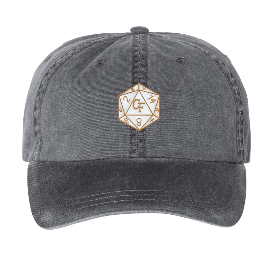 CF2: AoA Accessories&nbsp;, a Black Printed Pigment Dye Baseball Cap
