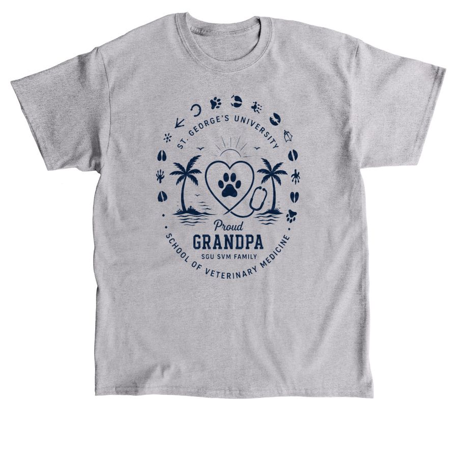 Training a Vet, Supported by Grandpa, a Sport Grey Classic Unisex Tee