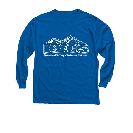 KVCS Logo, a Royal Youth Long Sleeve Tee
