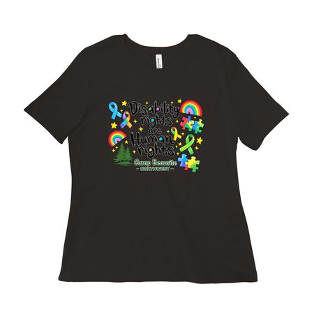 Disability Rights are Human Rights, a Black Women?s Relaxed Cotton Tee