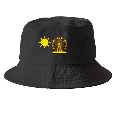 Wildwood Song Bucket Hat, a Black Printed Bucket Hat