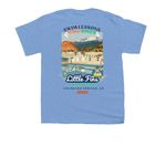 Swim Lessons Save Lives ? WLSL 2026, a Carolina Blue Youth Unisex Tee (back-view)