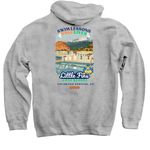 Swim Lessons Save Lives ? WLSL 2026, a Sport Grey Pullover Hoodie (back-view)
