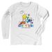 Love is Love, a Solid White Blend Premium Long Sleeve Tee