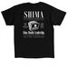 SHIMA, a Black Classic Unisex Tee (back-view)