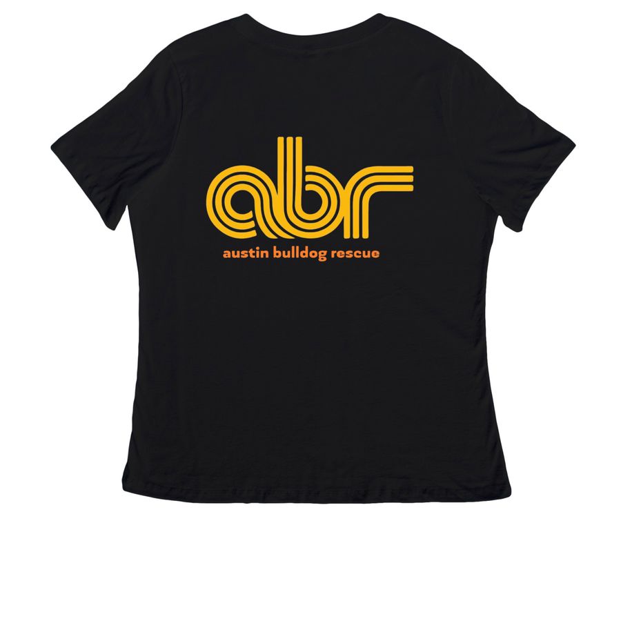 Manifest fall, y'all?, a Black Women's Relaxed V-Neck Tee (back-view)
