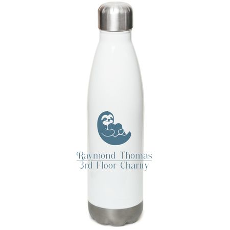 Raymond's Honor&nbsp;, a White Stainless Steel Water Bottle