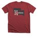 Squiggly Block, a Heather Canvas Red Premium Unisex Tee