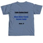 TG Clothes, a Blue Jean Comfort Colors Unisex Tee (back-view)