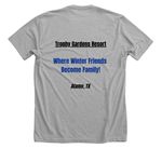 TG Clothes, a Athletic Heather Premium Unisex Tee (back-view)