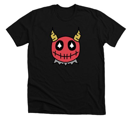 Demon Dude, a Solid Black Blend Premium Unisex Tee