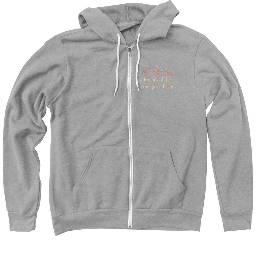 FAB Logo Shirt, a Athletic Heather Zip Up Hoodie