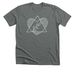 Love Grows Here, a Heavy Metal Premium Unisex Tee
