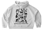 good humans rescue dogs&nbsp;, a Cool Heather Grey Stanley/Stella Women?s Stella Ida Zip Up Pullover Hoodie (back-view)