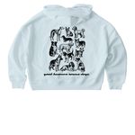 good humans rescue dogs&nbsp;, a Blue Ice Stanley/Stella Women?s Stella Nora Pullover Hoodie (back-view)
