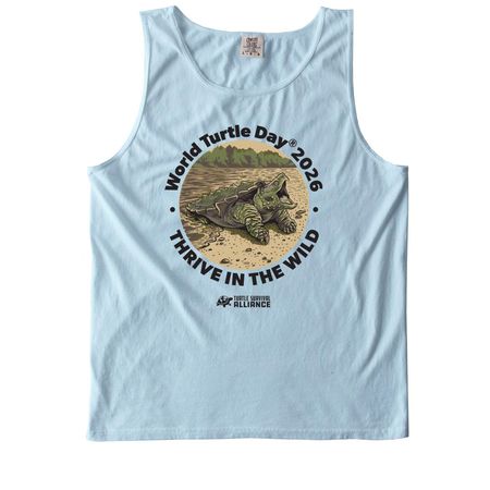 World Turtle Day? 2026, a Chambray Comfort Colors Tank Top
