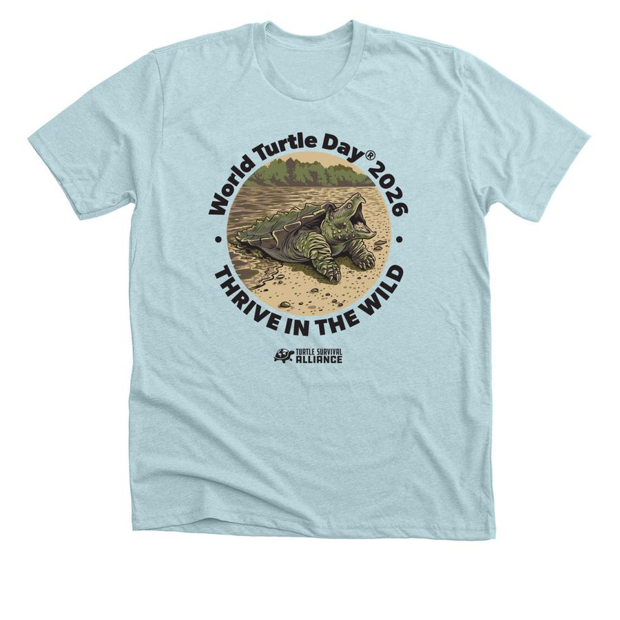 World Turtle Day? 2026, a Heather Ice Blue Premium Unisex Tee