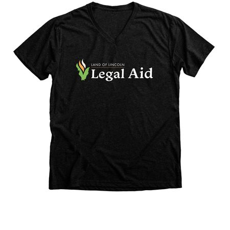 Unisex Apparel, a Black Heather Premium V-Neck Tee