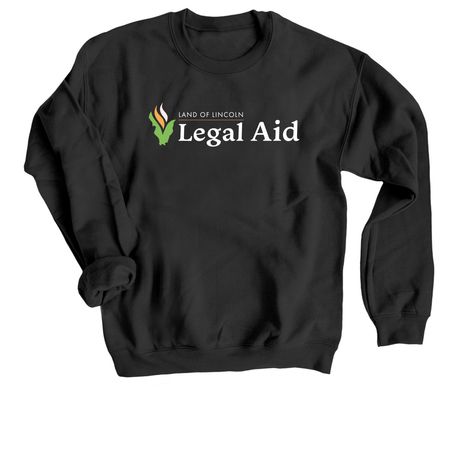 Unisex Apparel, a Black Crewneck Sweatshirt