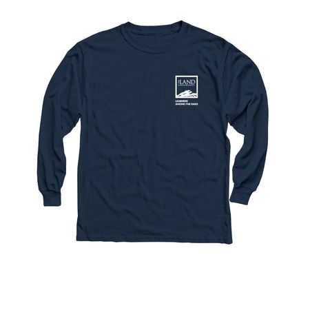 Learning Among the Oaks Long Sleeves, a Navy Youth Long Sleeve Tee