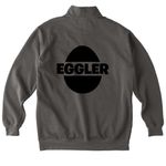 THE ORIGINALS, a Pepper Comfort Colors Quarter Zip Pullover (back-view)