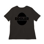 THE ORIGINALS, a Black Women?s Relaxed Cotton Tee (back-view)