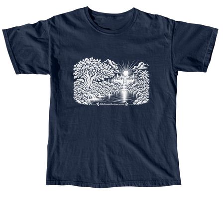 Life From the Tree | Tree of Life Collection, a True Navy Comfort Colors Unisex Tee