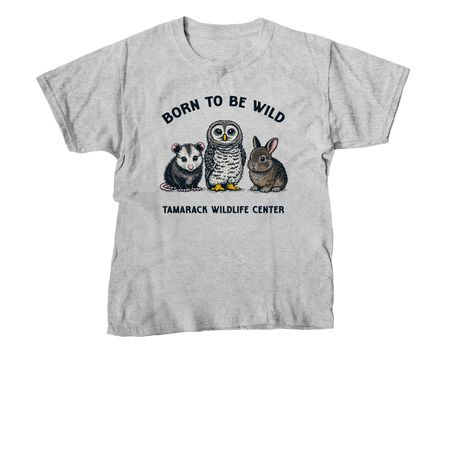 Tamarack Wildlife Center, a Sport Grey Youth Unisex Tee