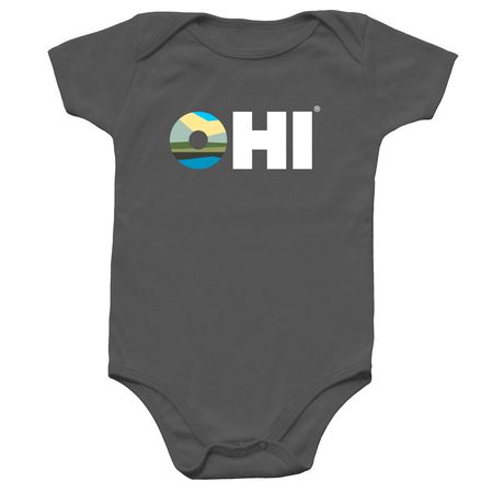 I'm just a baby, a Charcoal Infant Onesie